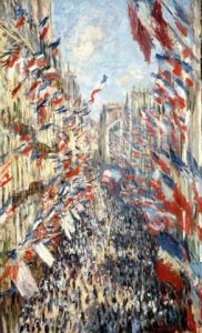 Claude Monet, La rue Montorgueil, 1878, Paris musée d'Orsay